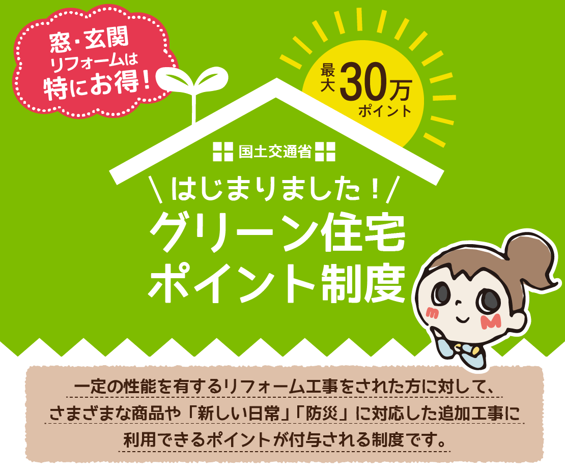 「グリーン住宅ポイント制度」について