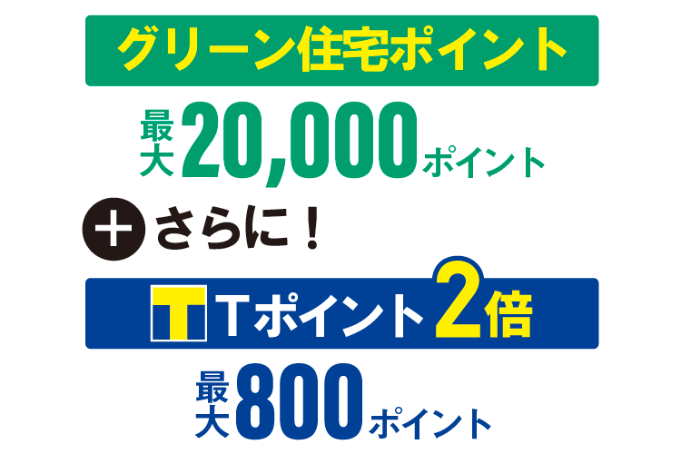 【グリーン住宅ポイント制度】さらに！お得キャンペーン第２弾