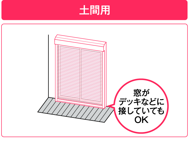 シャッターの特殊納まり